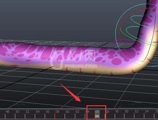 maya设计蛇游动动画的具体方法截图