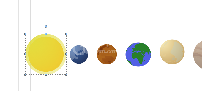 亿图流程图制作软件设计九大行星图的方法步骤截图