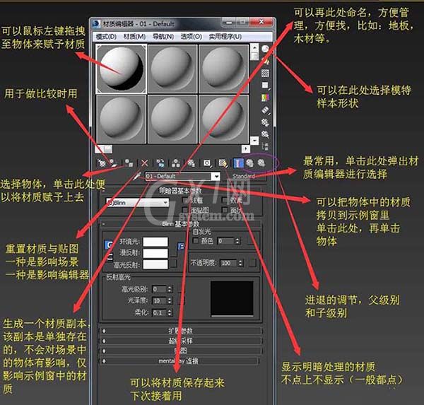 3Ds MAX使用材质编辑器的图文方法截图