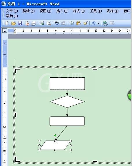 Microsoft Office 2003制作流程图的操作方法截图