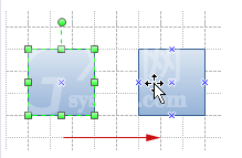 亿图流程图制作软件将形状移动的方法步骤截图