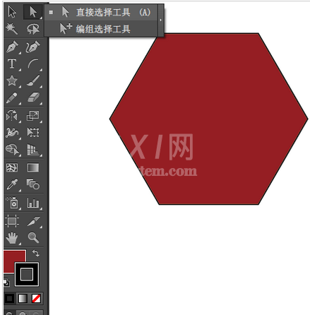 Adobe Illustrator CS6设计等腰梯形的操作步骤截图