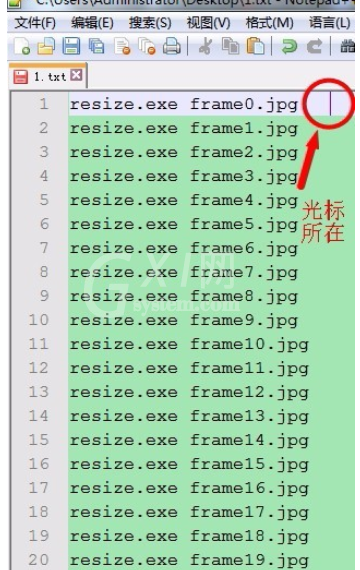 Notepad++使用列块编辑模式的详细步骤截图