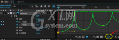 AE打造自由落地运动小球的操作方法截图