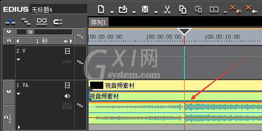 edius音频声音降噪的操作步骤截图