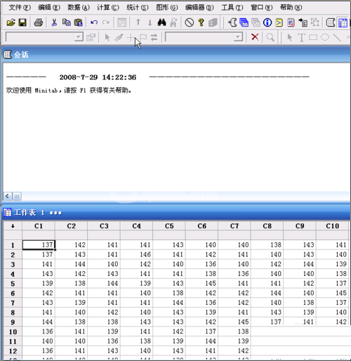 minitab制作CPK分析与能力分析图表的详细步骤截图