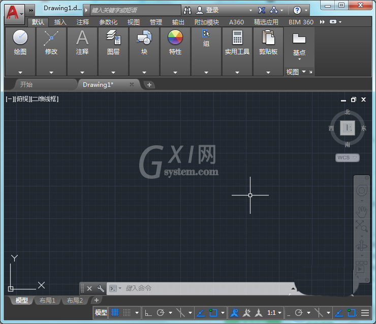 AutoCAD2016连接一条直线画线条的操作过程截图