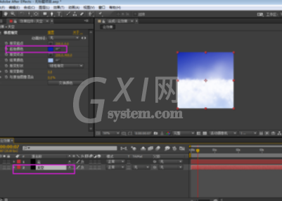 AE绘制穿越云层效果的操作方法截图