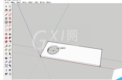 草图大师绘制一套单人桌子以及椅子的操作教程截图