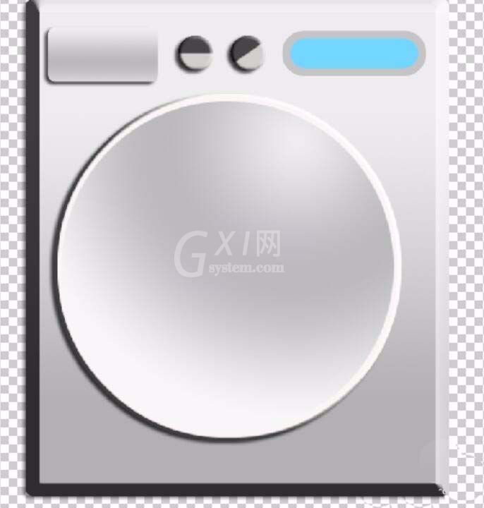 Photoshop绘制洗衣机的操作步骤截图