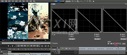 EDIUS调节YUV曲线视频的操作步骤方法截图