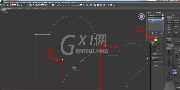 3Ds MAX创建不规则样条线的详细操作截图