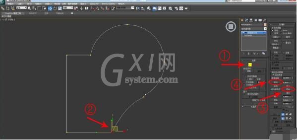 3Ds MAX创建不规则样条线的详细操作截图