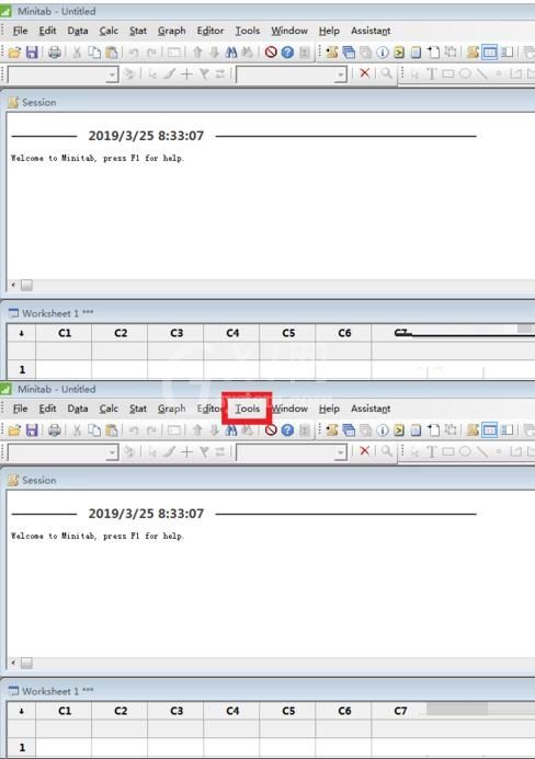 minitab切换语言的具体步骤截图