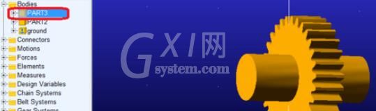 Adams隐藏模型构件的具体操作方法截图