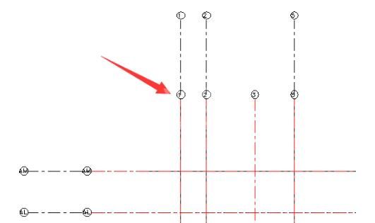 Revit隐藏链接的Revit文件中轴网的操作方法截图