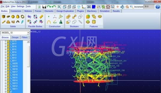 adams批量隐藏maker的详细操作方法截图