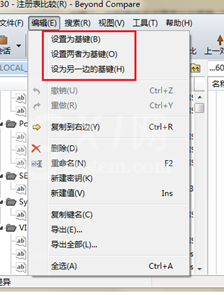 Beyond Compare比较注册表差异的图文方法截图
