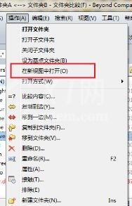 Beyond Compare在新视图中比较子文件夹的操作方法截图