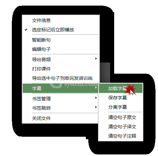 Aboboo加载字幕的图文操作方法截图