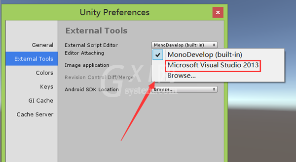 unity3D设置编程环境的操作方法截图