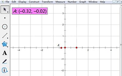 几何画板度量任意点坐标的操作方法截图