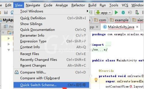 Android Studio快速切换快捷键映射的详细步骤截图