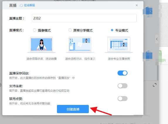 钉钉直播专业模式中删除多余画面的详细方法截图