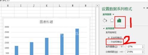 excel2016添加次坐标轴的操作流程截图