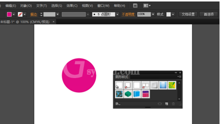 ai设置图形样式的基础步骤截图