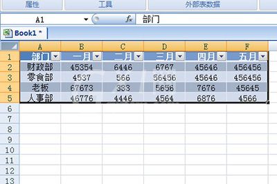 Excel快速生成图表的操作流程截图