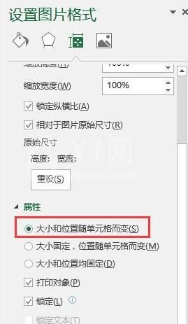 Excel设置图片和表格一起隐藏的操作方法截图