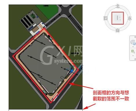 Revit剖面框进行旋转和隐藏的操作方法截图