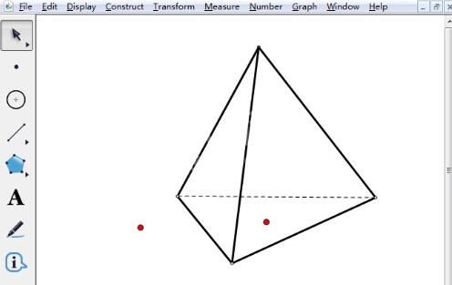 几何画板切割三棱锥的简单教程截图