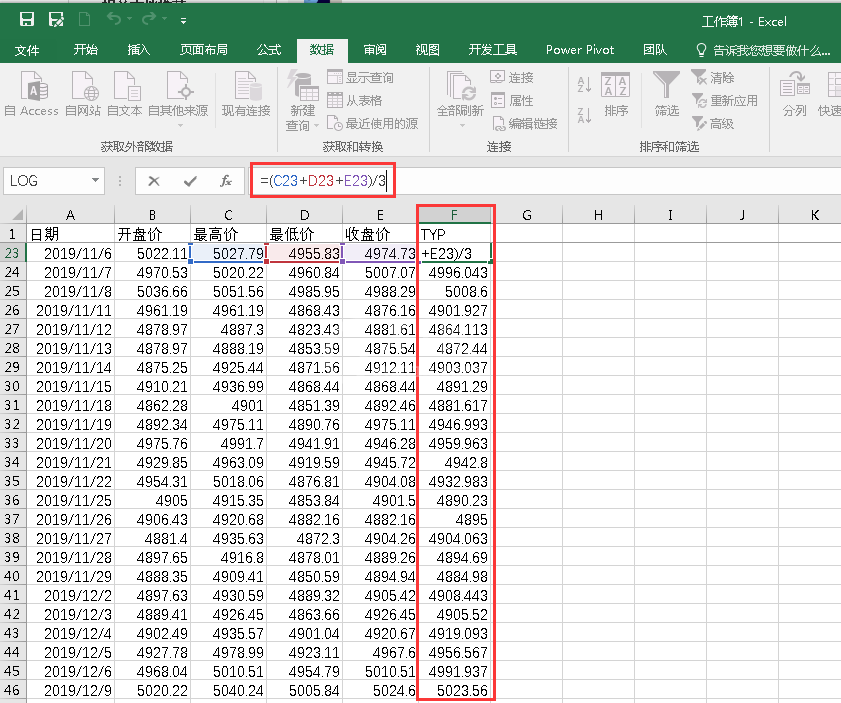 Excel绘制股票的CCI指标的详细方法截图