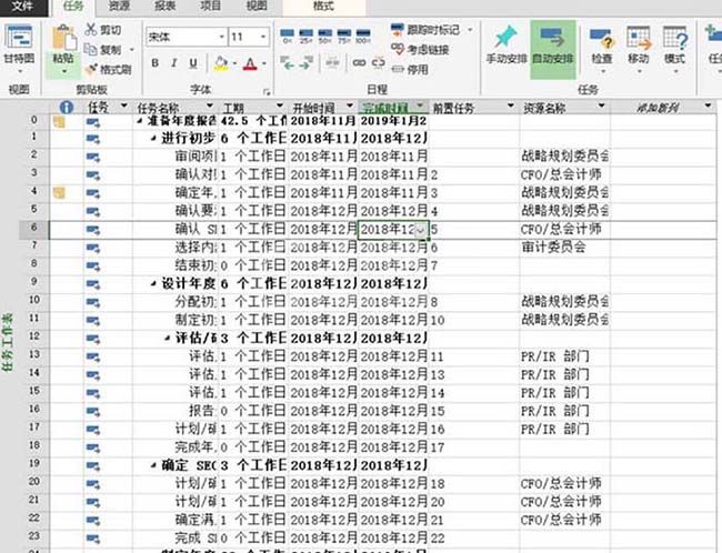 Project设置后置任务的操作教程截图