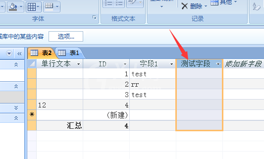 access隐藏列的操作步骤截图