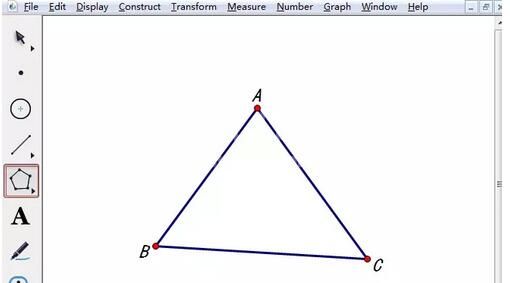 几何画板让三角形里面变色的操作方法截图