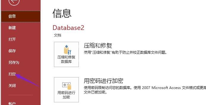 access数据库设置不打印标题的操作方法截图