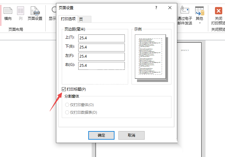 access数据库设置不打印标题的操作方法截图