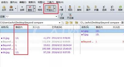 Beyond Compare设置文件夹显示过滤器的操作流程截图