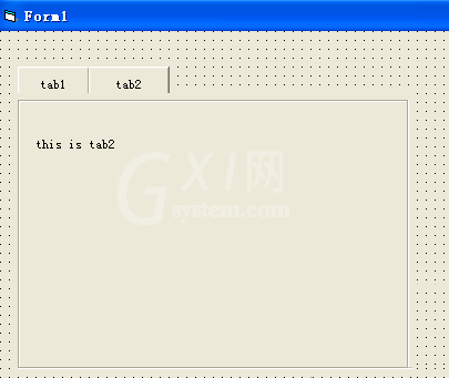 Visual Basic制作一个选项卡式的视窗窗口的操作方法截图