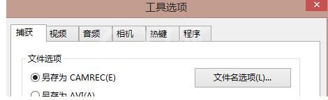 Camtasia Studio录制视频时热键设置方法截图