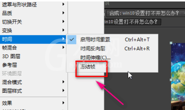 AE中的时间控制类型介绍截图