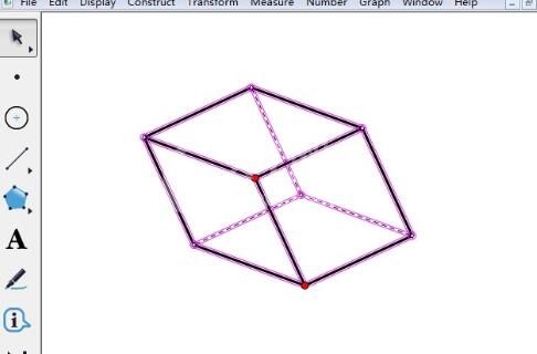 几何画板快速画出正六面体的操作方法截图