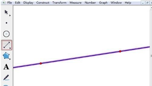 几何画板求直线的斜率的操作方法截图
