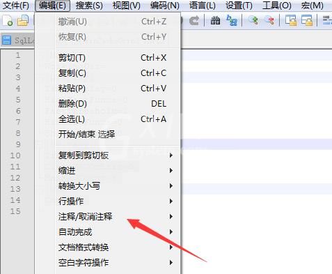 Notepad++代码注释添加和取消的详细操作方法截图