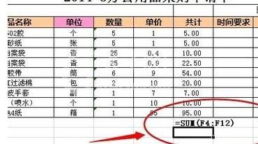 Excel函数求和结果总显示公式的处理教程截图