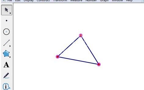 几何画板度量三角形的周长的操作方法截图