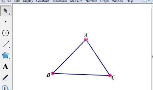 几何画板度量三角形的面积的详细教程截图